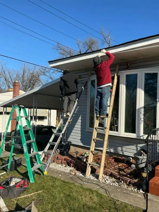 Restoration crew performing exterior repair in Nipomo